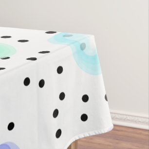 Watercolor Funfetti Tablecloth