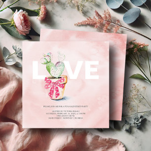 Watercolor Galantine Invitations Birthday Party