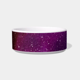 Watercolor Galaxies purple pink  Bowl