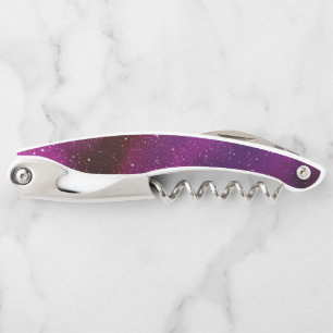 Watercolor Galaxies purple pink  Corkscrew