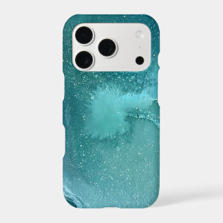 Watercolor Galaxy Emerald Teal Painted Space