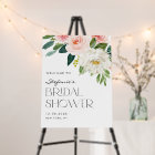 Watercolor Garden Flowers Bridal Shower Welcome