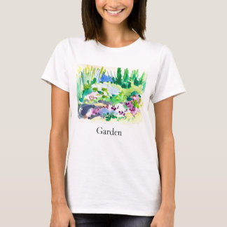 Watercolor garden  T-Shirt