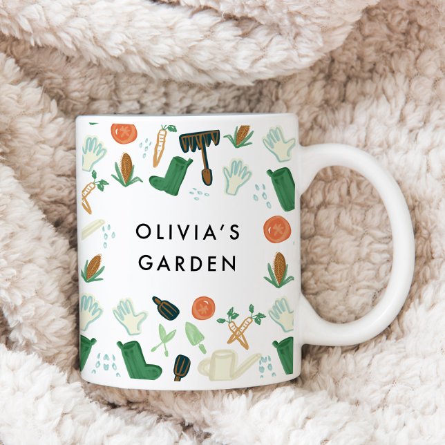 Watercolor Gardening Coffee Mug (Creator Uploaded)
