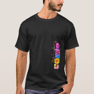 Watercolor Genoa Genoa Lettering T-Shirt
