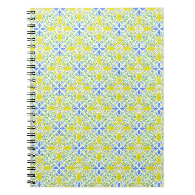 Watercolor Geo _ Citrus Notebook (Front)