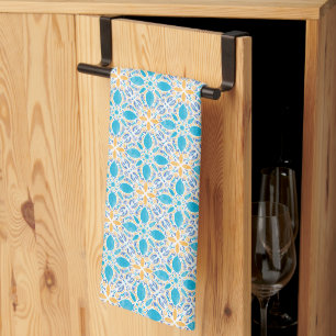 Watercolor Geo _ Summer Tea Towel