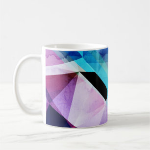 Watercolor Geometric Abstract Background Coffee Mug