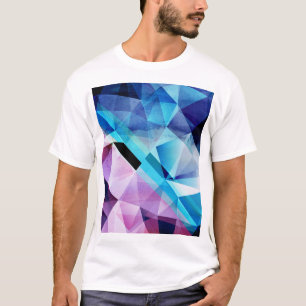 Watercolor Geometric Abstract Background T-Shirt