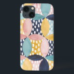 Watercolor Geometric Circles iPhone 13 Case<br><div class="desc">Watercolor Geometric Circles  Artist: Grace Popp</div>