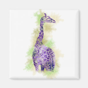 Watercolor Giraffe 1 Magnet