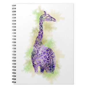 Watercolor Giraffe 1 Notebook