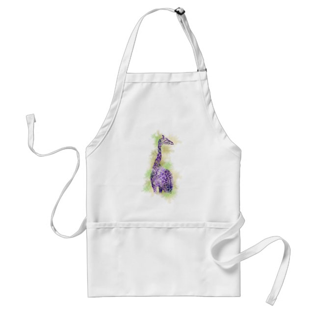 Watercolor Giraffe 1 Standard Apron (Front)