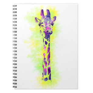 Watercolor Giraffe 2 Notebook