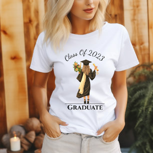 Watercolor Girl Graduate 1 Woman's T-Shirt