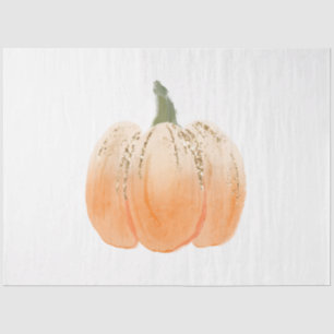 Watercolor Glitter Pumpkins Series Design 15 Tissue Paper