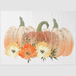 Watercolor Glitter Pumpkins Series Design 26 Tissue Paper
