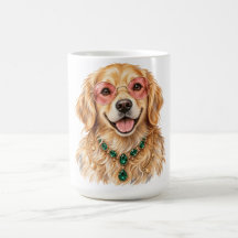 Watercolor Golden Retriever Dog | Pet Lover Art
