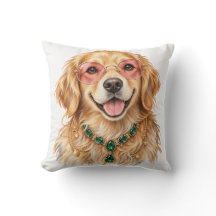 Watercolor Golden Retriever Dog | Pet Lover Art