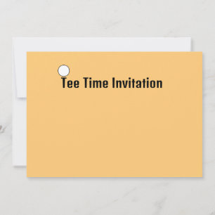Watercolor Golf Course Utopia Invitation