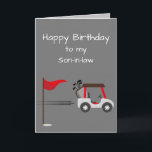 Watercolor Golf Fun Golf Brother Son-in-law Card<br><div class="desc">Cute Watercolor Golf Golfer Fun Art for your Son-in-law birthday  Perfect for the one who loves golfing</div>