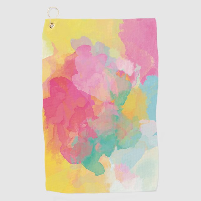 Watercolor Golf Towel (Front)