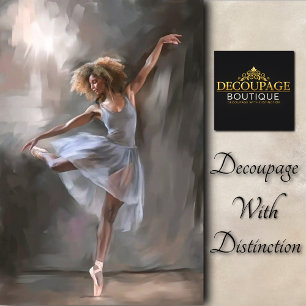 Watercolor Graceful Ballet Decoupage Tissue Paper