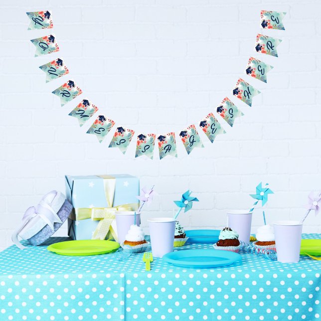 Watercolor Graduation Celebration  Bunting (Creator Uploaded)