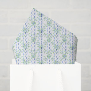 Watercolor Grandmillennial Greenery Tissue Paper