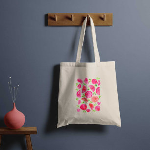 Watercolor  grapefruit tote bag