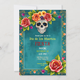 💀🎉 Watercolor Grave Expectations  Invitation
