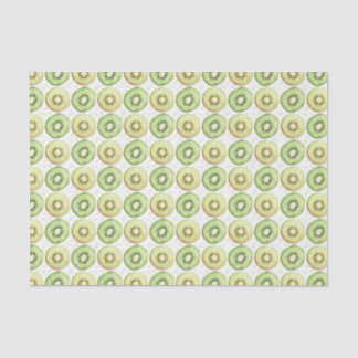 Watercolor Green and Yellow Kiwi Slices  Tissue Paper