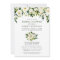 Watercolor Green Floral Elegant Bridal Shower
