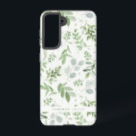 Watercolor Greenery Foliage Pattern Personalised Samsung Galaxy Case<br><div class="desc">Customisable Samsung Galaxy Case featuring watercolor pattern of eucalyptus leaves and other foliage. Personalise by adding your own name or adding a short prhase. This greenery Samsung Galaxy Case is perfect as a personalised gift.</div>