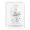 Watercolor Greenery Gold Bridal Shower Invitation