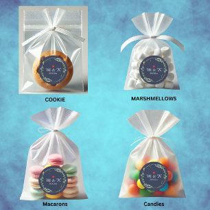 Watercolor Greenery Wedding  Classic Round Sticker