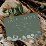 Watercolor Greenery Wedding Save The Date<br><div class="desc">Watercolor Greenery Wedding Save the Date

See matching collection in Niche and Nest Store</div>