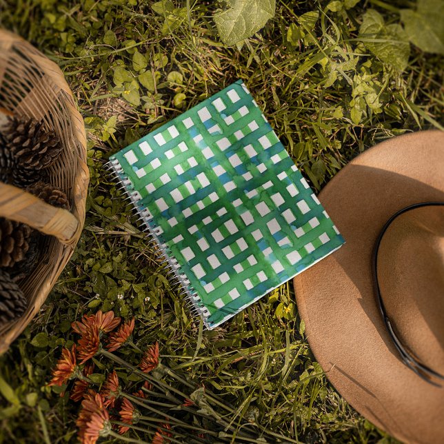 Watercolor grid – green planner (Creator Uploaded)