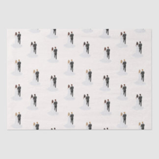 Watercolor Groom & Bride For Wedding Bridal Shower Tissue Paper