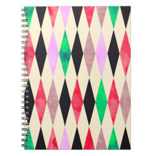 Watercolor grunge event celebration party seamless notebook