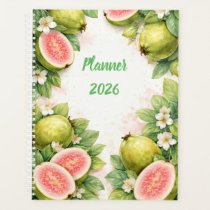 Watercolor Guava Planner Cover 