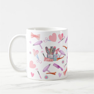 Watercolor hairdresser Coffee Mug