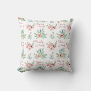 Watercolor Hand Draw Exotic Cacti Set Cushion