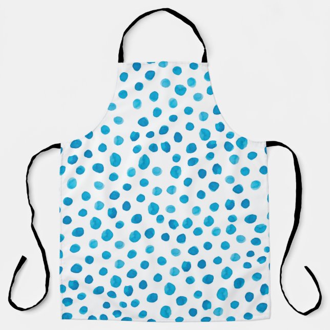 Watercolor hand drawn trendy pattern with modern c apron (Front)