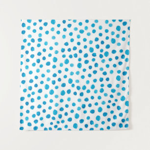 Watercolor hand drawn trendy pattern with modern c tapestry