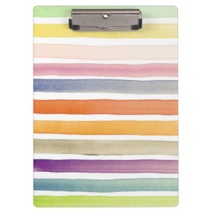 Watercolor hand painted brush strokes, banners. clipboard