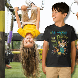 Watercolor Happy Easter Bunny  T-Shirt