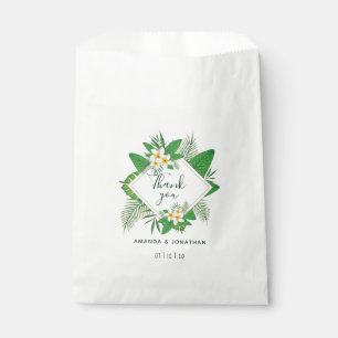 Watercolor Hawaiian Aloha Luau Wedding Guest Favou Favour Bag