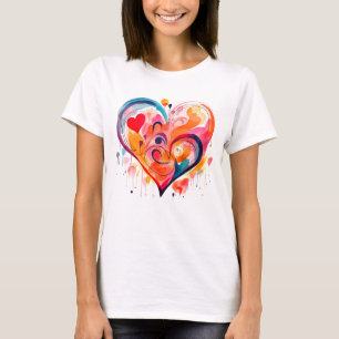 Watercolor Heart T-Shirt