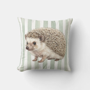 Watercolor Hedgehog Pillow Cover Decorative